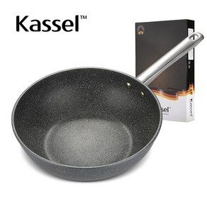 카셀 [Kassel] 단조형 퓨어스톤 코팅 스텐 핸들 (IH)인덕션 겸용 궁중팬(웍) 26cm, 단품없음, 1개