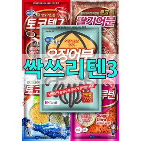 싹쓰리텐3 (오징어를 만나 마침내 완벽해진 조합) 토코텍7 딸기어분 어분글루텐 토코맥스3 오징어분, 1kg, 1개