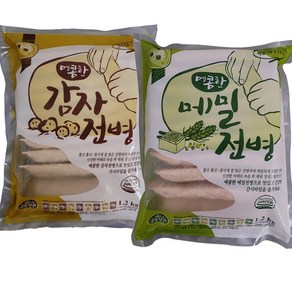 아하만두 1봉+1봉 감자전병1.2kg+메밀전병1.2kg, 1세트, 2.4kg