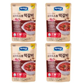 아이얌 간편요리 홈쿡 토마토스튜 떡갈비, 단품없음, 150g, 4개