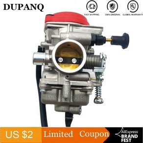 오토바이엔진 DUPANQ 오토바이 Cabuato TK MV30 PD30 30mm 250cc ATV ATV250 EN250 JS250 QM250GY GXT25, 1개