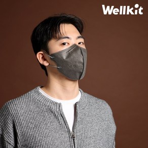 Wellkit 웰킷 숨쉬기 편한 국내 자재 국내 생산 KF94 새부리형 성인 대형 마스크