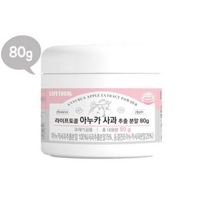 라이프토콜 100% 아누카 사과 추출 분말, 80g, 1개