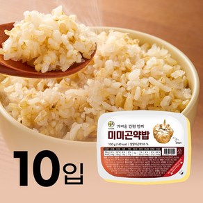 미미곤약밥 현미 가득 고소한 즉석밥, 150g, 10개