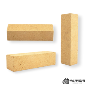 내화벽돌 SK-36 절반사이즈 요깡 230x57x65mm 6장 공업로 소각로 열풍로