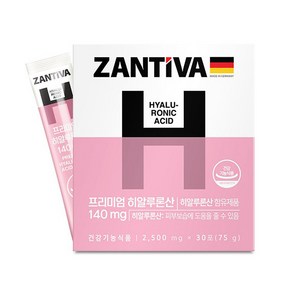 잔티바 프리미엄 히알루론산 먹는어류콜라겐, 75g, 1개