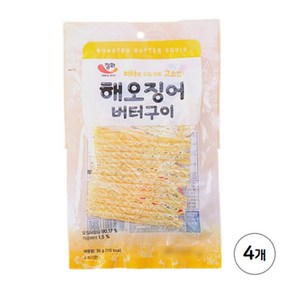 [더먹다] 정화 해오징어 버터구이 35g x 5개 술안주베스트 마른안주 맥주안주, 4개