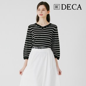 DECA 브이넥 슬릿 니트 (DA4LKG1)