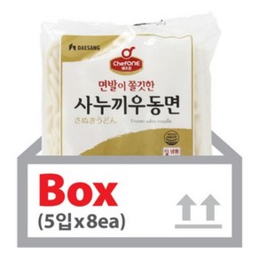 쉐프원 사누끼냉동우동면 230g 5입 8ea(박스) 면류, 40개, 1.15kg