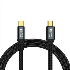 JA299 Coms USB 3.2 Gen2 C타입 케이블 3M / 100W PD 충전 / 8K 모니터 확장 미러링 / 20Gbps 데이터 전송