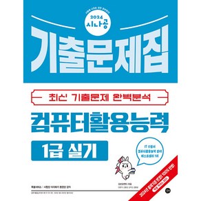 2024 시나공 컴퓨터활용능력 1급 실기 기출문제집, 길벗