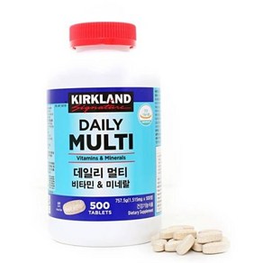 커클랜드 시그니춰 데일리 멀티비타민 1 515mg x 500정, 1개