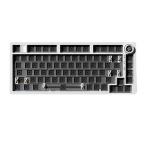 [HL샵]LEOBOG Hi75C/Hi75C PRO 유무선 3모드 기계식 키보드 무광/RGB버전 가스켓 구조 핫스왑 사무용 게임전용 키보드, 화이트키트-무광버전(키캡키축미포함), Hi75C/유선