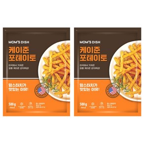 맘스터치 케이준 포테이토 500g+500g, 500g, 2개