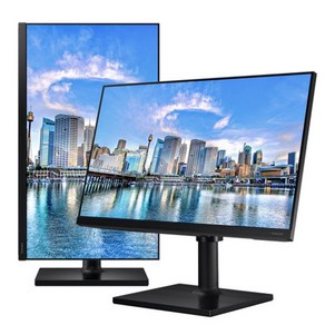 삼성모니터 F27T450 68.6Cm(27) 평면/16:9/FHD/IPS/75Hz/5ms/피벗 엘리베이션 스위블 틸트, LF27T450FZKXKR, 68.6cm