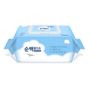 테온셀 4441120 다용도 순백 물티슈 캡형 100매 20팩, 44411_20 다용도 순백 물티슈 캡형 100매 20