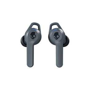 Skullcandy Indy Fuel 인이어 무선 이어버드 무선 충전 30시간 배터리 마이크 아이폰 안드로이드 및 블루투스 장치와 호환 - 그레이, 칠그레이