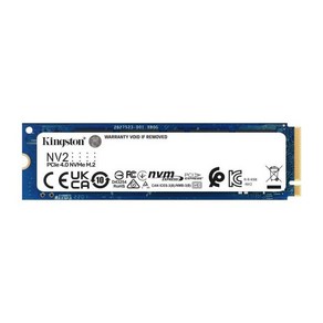 Kingston 기술 SSD NV2 1TB PCIe Gen 4.0 x4 최대 3500MB/s M.2 2280 SNV2S/1000G 공인 대리점 보증, 한개옵션1, 빠름