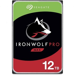 Seagate 12TB IonWolf NAS SATA 하드 드라이브 6Gb s 256MB Cache 3.5인치 서버용 내장 퍼스널 클라우드 스토리지 ST12000 VN0007, 12TB_IonWolf Po with Data Re, 1개