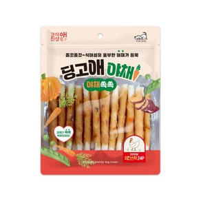 딩고애 야채 야채쏙쏙 딩고스틱 개껌 강아지 간식, 1개, 240g