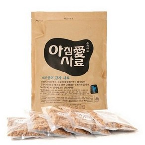 아침애 천연 수제사료 (오리연어감자) 1kg, 1개