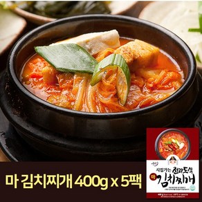 [시집가는농산] 전라도식 마 김치찌개 400g x 5팩, 5개