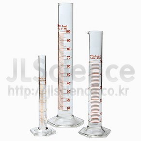 (YLS) 국산 유리 메스실린더 10ml ~ 300ml Graduated Cylinder Messcylinder 매스실린더 measuring cylinder