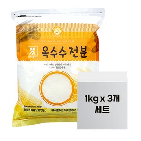 소연식품 옥수수전분100% 1kg, 3개