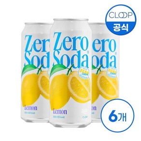 클룹 제로소다 레몬 500ml 6입, 6개