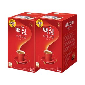 맥심 오리지날 커피믹스 170T, 11.8g, 170개입, 2개