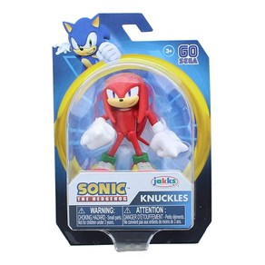 Sonic The Hedgehog 액션 피규어 6.4cm(2.5인치) 너클 수집용 장난감 레드, 1개