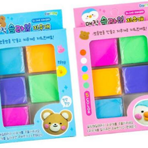 에코에듀 초등학생 인싸 클레이지우개점토 1+1 조물조물지우개, 1세트