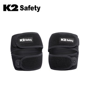 K2 Safety 무릎보호대2 IUA24903 풀 오픈 벨크로보호대 네오프렌 아대 블랙, 없음, 1개