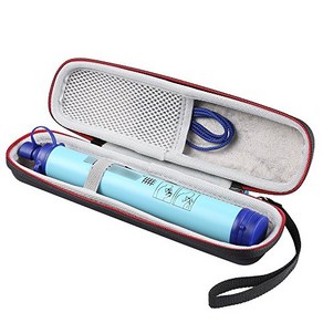 LifeStraw 및 LifeStraw용 LuckyNV 휴대용 여행용 케이스 커버 스틸 개인 정수 필터 하수 정화 보관 지퍼 보호 백(케이스만 해당)