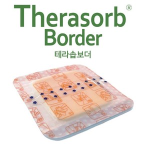 [Theasob] 테라솝 보더 폼드레싱 (10매입) - 10cm x 10cm x 2mm, 1개