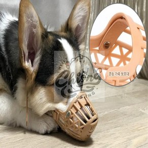 칠성마켓 애견용 플라스틱 입마개 소형견입마개 강아지짖음방지, 3호, 1개