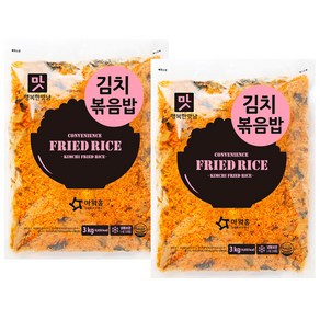 아워홈 행복한맛남 김치볶음밥, 2개, 3kg