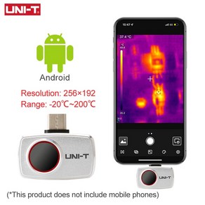 열화상카메라 UNI-T Thermal Camera For Mobile Phone UTI260M 256x192 Pixel Infrared Imager Android Typ