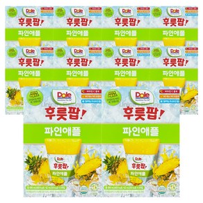 [Dole]후룻팝(파인애플), 496ml, 10개