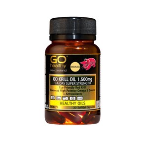 고헬씨(Go Healthy) 고헬씨 크릴오일(오메가3) 1500mg 원어데이 고함량 30 소프트젤캡슐, 1개