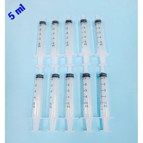 사이언스몰 바늘없는 주사기 (5ml) 과학실험용 동물급식용 공예작품용 잉크충전용 화장품소분용