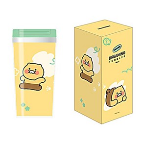 카카오프렌즈 춘식이 그래픽 스텐 텀블러 400ml, 1개