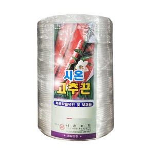 고추끈(중) 1.5kg - 주말농장 텃밭 비료 고추 끈 단끈 바인더끈 농산물끈 고추전용 지지대 끈, 1개