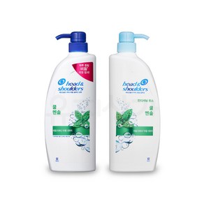 헤드앤숄더 쿨멘솔 샴푸850ML+린스850ML 비듬완화 가려움완화 시원한 샴푸린스 세트(해피바스 바디워시 8g 증정), 1개