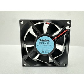 NIDEC D08A-24TS205 24V 0.23A 2선 니덱 냉각팬, 1개