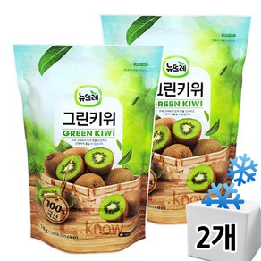 뉴뜨레 냉동 그린키위 홀 1kg-2팩, 홀 1kg-, 2개