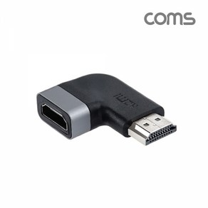 Coms HDMI 연장 좌향 꺾임 젠더 IF958, 1개