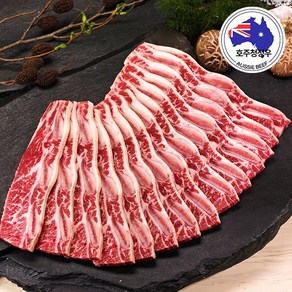 [첫번째고기집] 678 꽃LA갈비 지방 완벽제거 LA갈비 2KG 트레이 드라이아이스, 1개