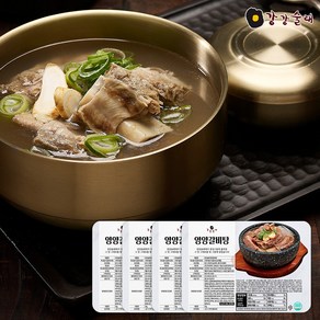 강강술래 영양갈비탕1kg * 4팩 (8인분), 1kg, 4개