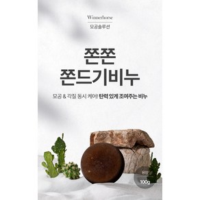 위너홀스솝 쫀쫀 쫀드기비누 (모공 각질관리), 1개, 100g